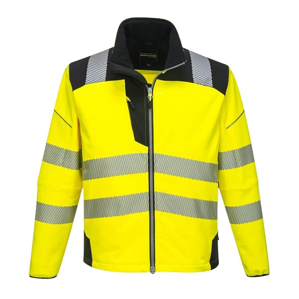 Portwest Unisex Adult PW3 Hi-Vis Soft Shell Jacket