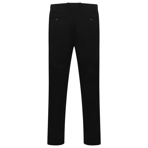Henbury Chinos för män med stretch och flexibel midja
