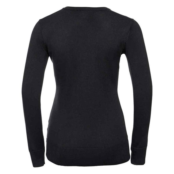Russell Collection Womens/Ladies Marl V Neck Sweatshirt