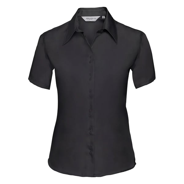 Russell Collection Womens/Ladies Ultimate Non-Iron Short-Sleeved Shirt