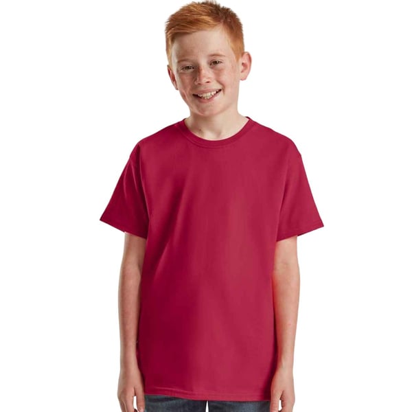 Fruit of the Loom Childrens/Kids Iconic 195 Plain T-Shirt