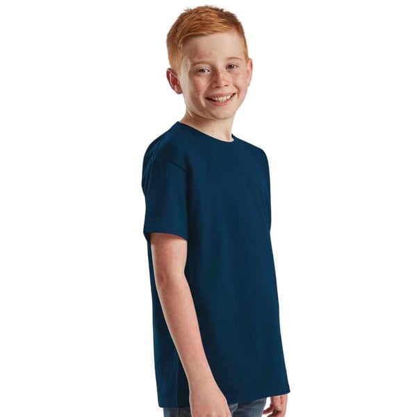 Fruit of the Loom Childrens/Kids Iconic 195 Plain T-Shirt