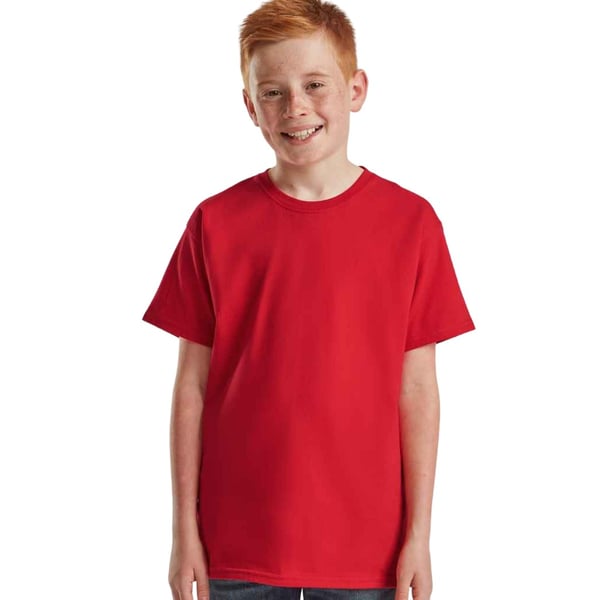 Fruit of the Loom Childrens/Kids Iconic 195 Plain T-Shirt