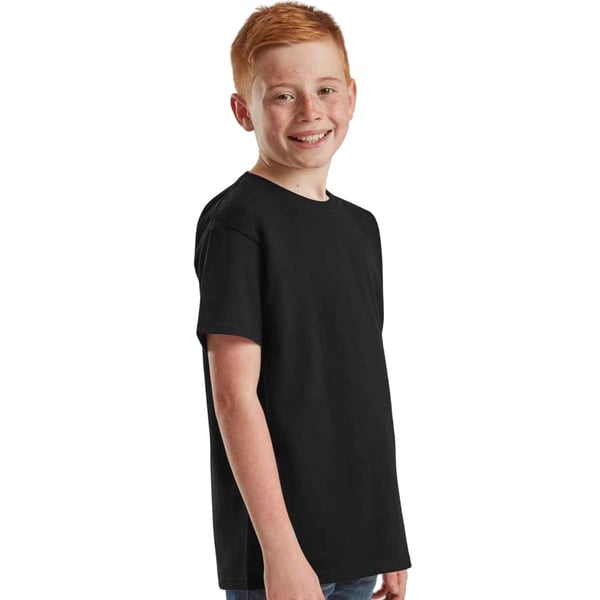 Fruit of the Loom Childrens/Kids Iconic 195 Plain T-Shirt