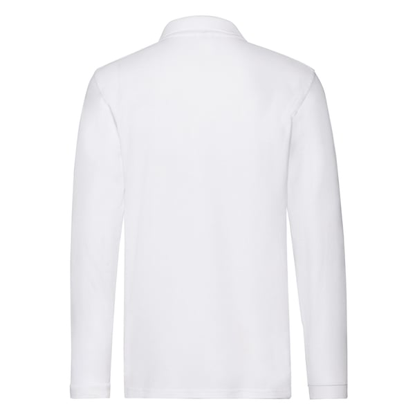 Fruit of the Loom Mens Cotton Pique Long-Sleeved Polo Shirt