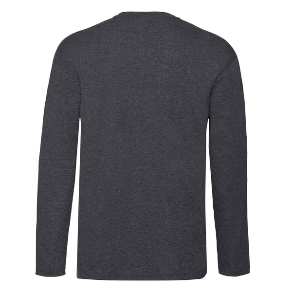 Fruit of the Loom Mens Valueweight Heather Long-Sleeved T-Shirt