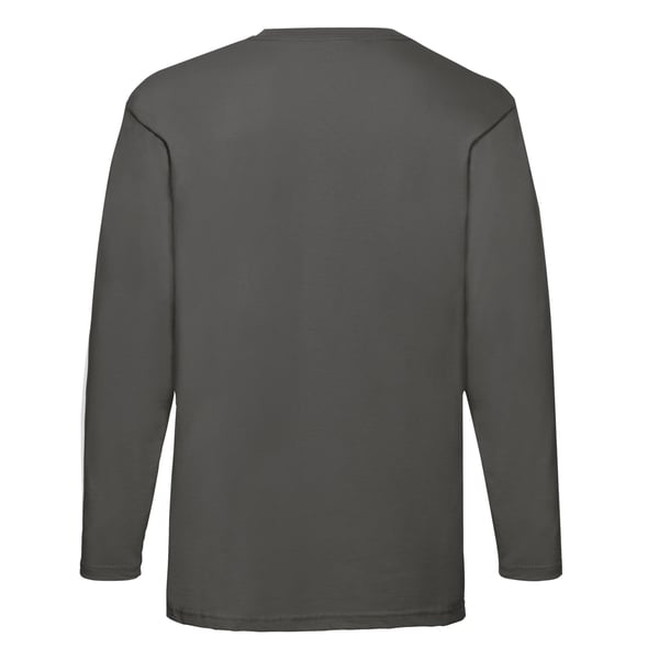 Fruit of the Loom Mens Valueweight Heather Long-Sleeved T-Shirt