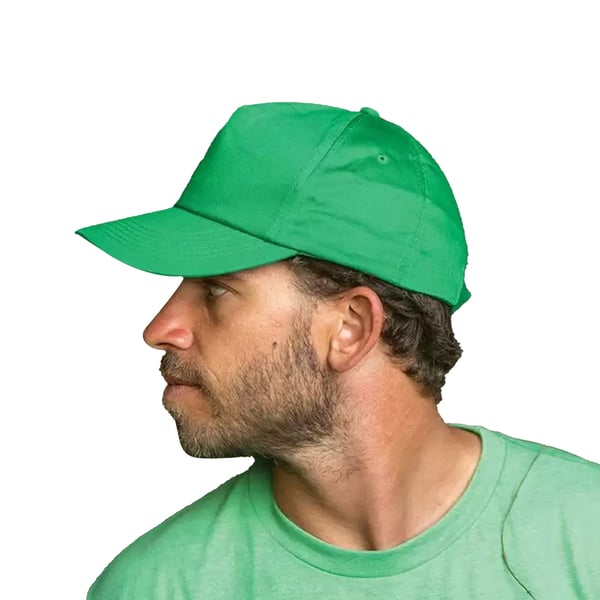 Result Headwear Boston 5 Panel Polycotton Baseball Cap