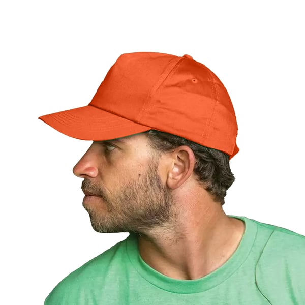 Result Headwear Boston 5 Panel Polycotton Baseball Cap