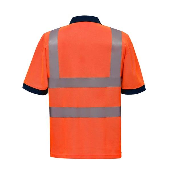 Yoko Unisex Adult Hi-Vis Safety Short-Sleeved Polo Shirt
