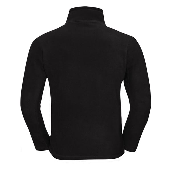 Russell Mens Quarter Zip Fleece Top