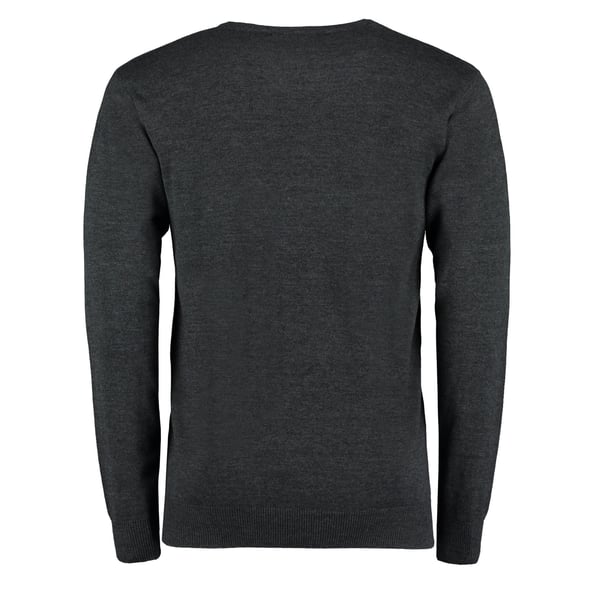 Kustom Kit Mens Arundel V Neck Long-Sleeved Jumper