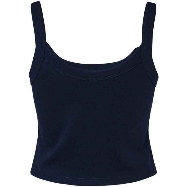 Bella + Canvas Womens/Ladies Plain Micro-Rib Spaghetti Strap Tank Top