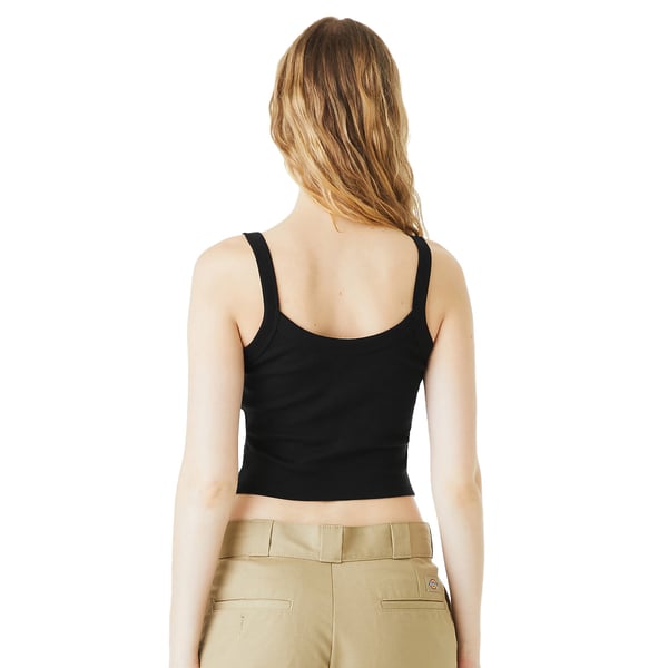 Bella + Canvas Womens/Ladies Plain Micro-Rib Spaghetti Strap Tank Top