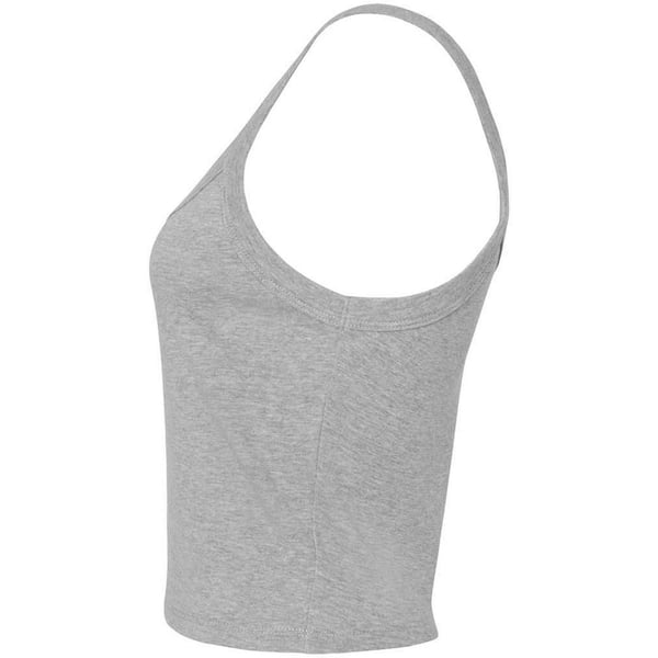 Bella + Canvas Womens/Ladies Plain Micro-Rib Spaghetti Strap Tank Top