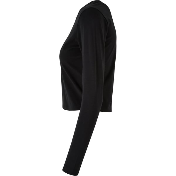 Build Your Brand Womens/Ladies Long-Sleeved Crop Top