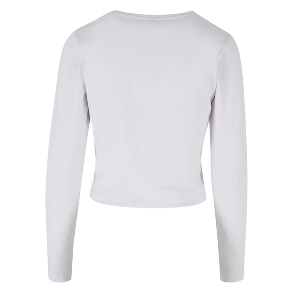 Build Your Brand Womens/Ladies Long-Sleeved Crop Top