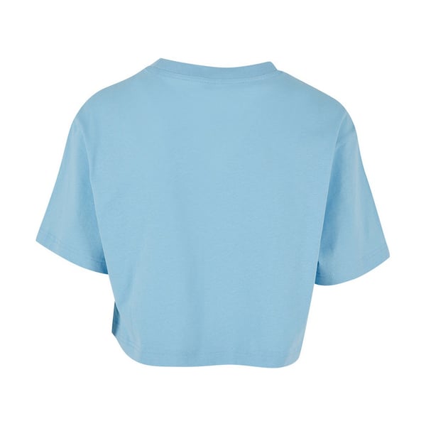 Build Your Brand Womens/Ladies Oversized Short-Sleeved Crop Top