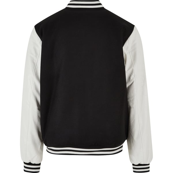 Build Your Brand Mens Old School College Varsity Jacket