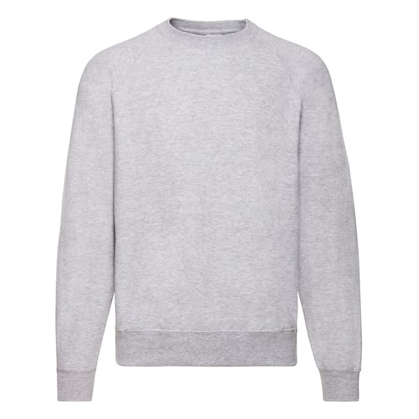 Fruit of the Loom Unisex Adult Classic Heather Raglan Sweatshirt