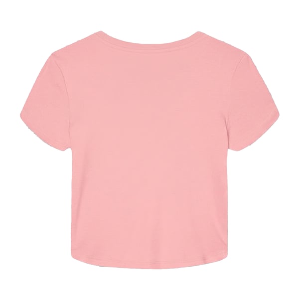 Bella + Canvas Womens/Ladies Micro-Rib Cropped T-Shirt