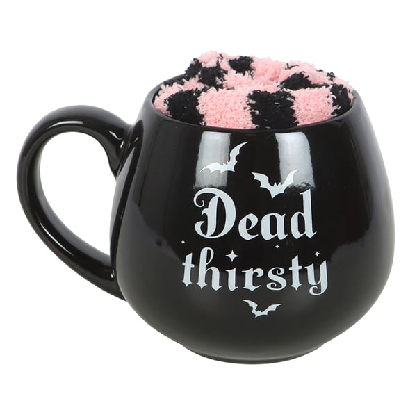 Something Different Dead Thirsty 500 ml Mugg och Strumpset