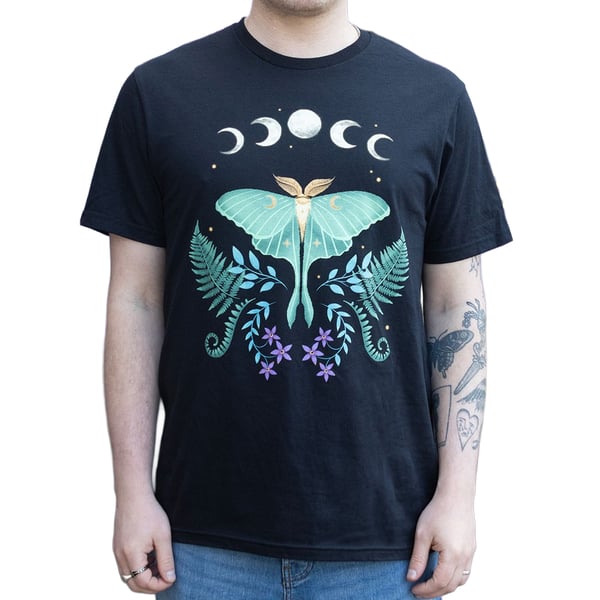 Something Different Unisex Adult Luna Moth T-Shirt
