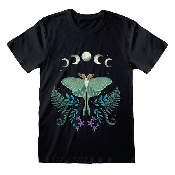 Something Different Unisex Vuxen Luna Moth T-shirt