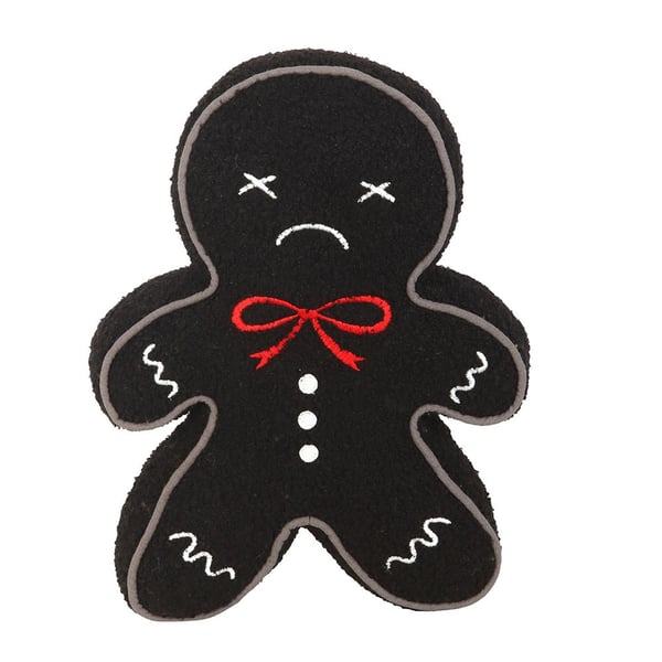 Something Different Bouclé Gingerbread Man Cushion
