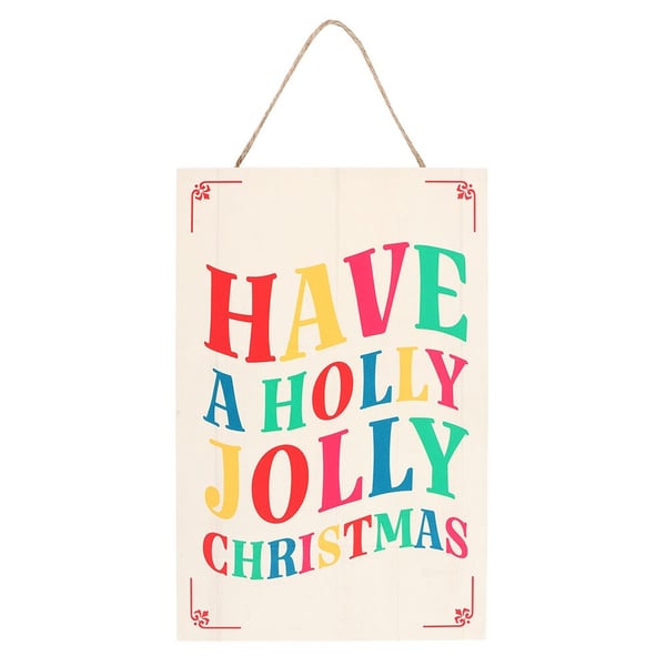 Something Different Have A Holly Jolly Christmas -jouluaiheinen riippuva koriste