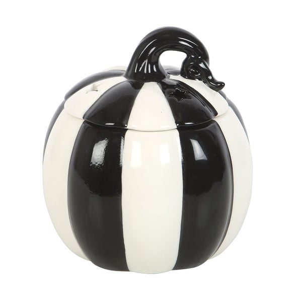 Something Different Strange & Unusual Striped Pumpkin Oil Burner