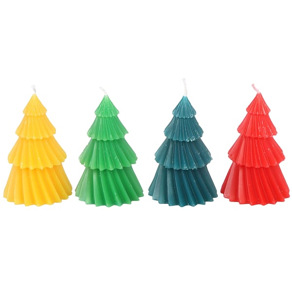 Something Different Christmas Tree Candles (Pack of 4)