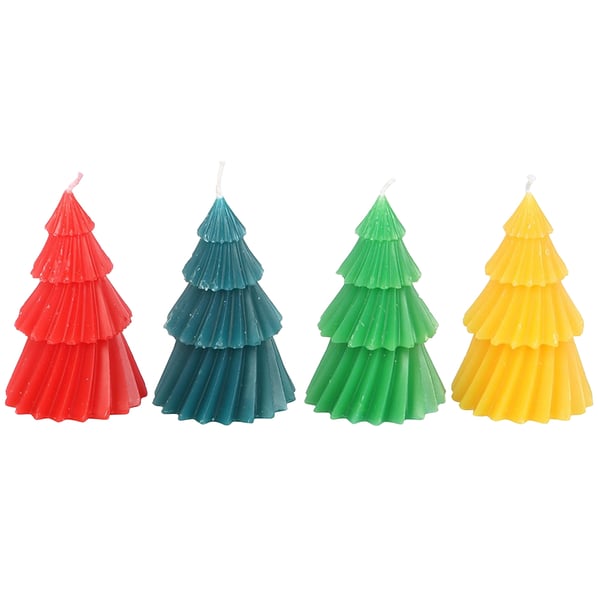 Something Different Christmas Tree Candles (Pack of 4)