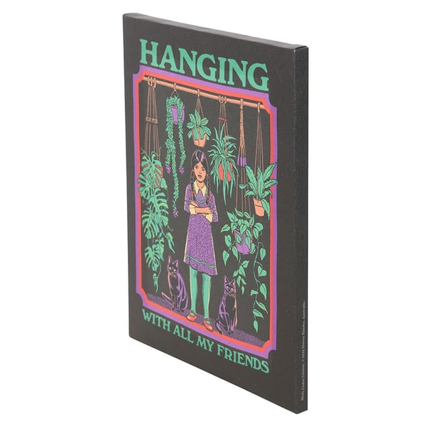 Steven Rhodes Hanging With All My Friends Canvas Plaque