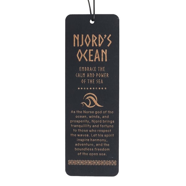 Something Different Njord´s Ocean Wooden Bookmark