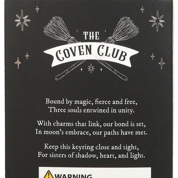 Something Different Coven Sisters Witch Hat Keyring (Pack of 3)