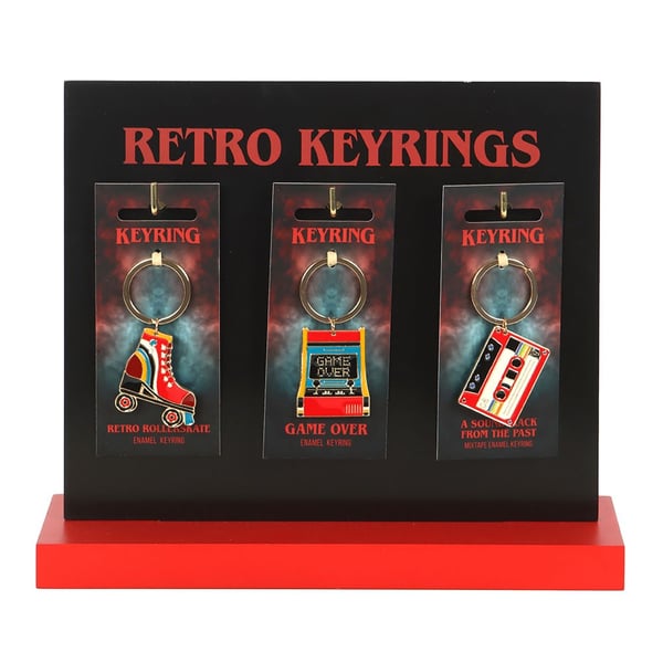 Something Different 80s Retro Keyring (Pack of 24)