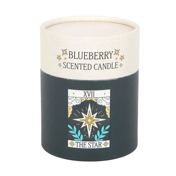 Something Different The Star Blueberry Tarot Vintage Candle