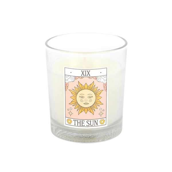 Something Different The Sun Rose Tarot Vintage Candle
