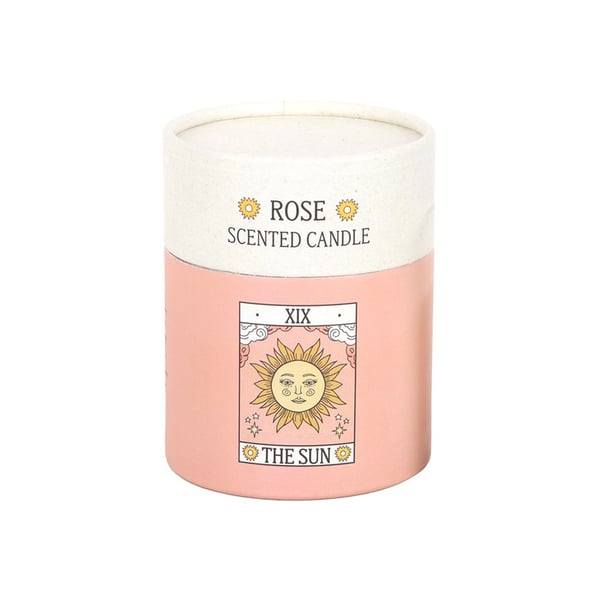 Something Different The Sun Rose Tarot Vintage Candle