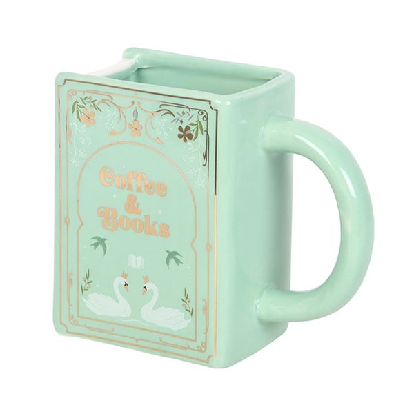 Something Different Coffee And Books Shaped Mug