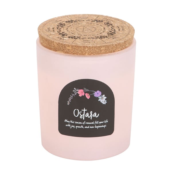 Something Different Wheel Of The Year Linen Fresh Ostara Candle & Holder