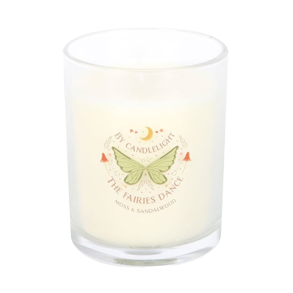 Something Different Moss & Sandalwood Fairy Wing Scented Candle
