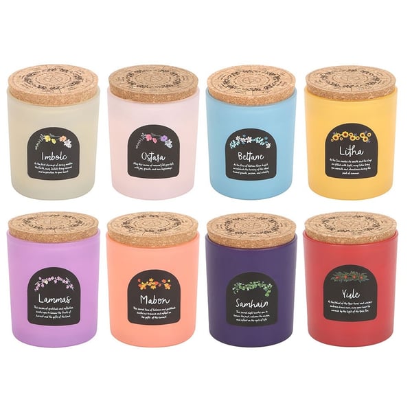 Something Different Wheel Of The Year Scented Candle Set (Pack of 8)