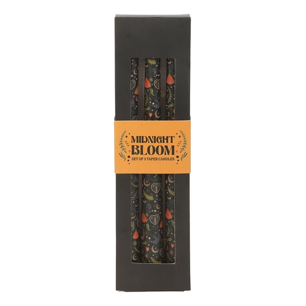 Something Different Midnight Tryckt Avsmalnande Ljus (3-pack)