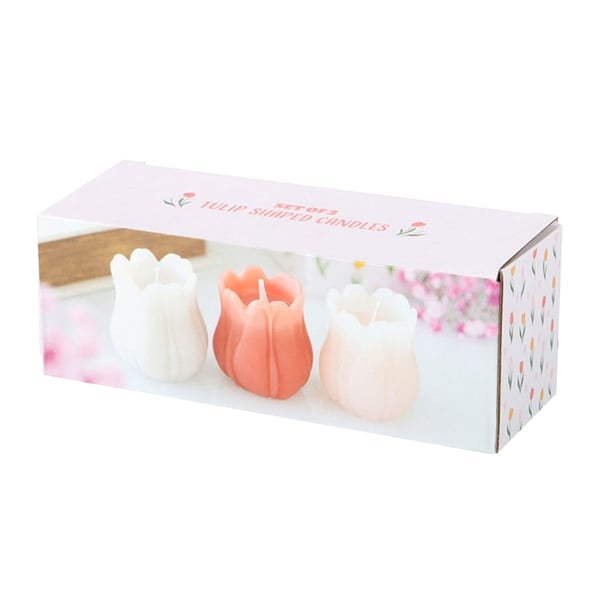 Something Different Tulip Candle (Pack of 3)
