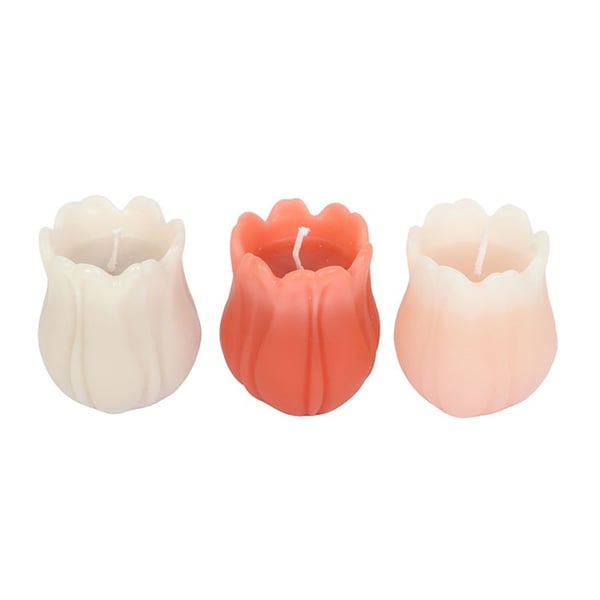 Something Different Tulip Candle (Pack of 3)