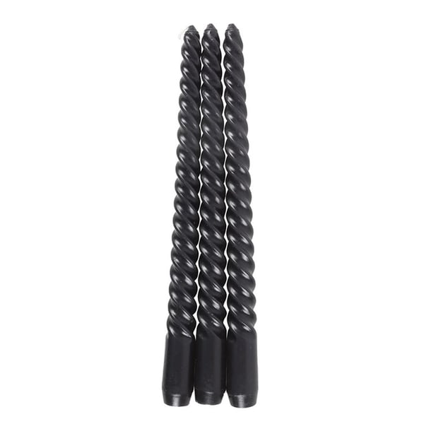 Something Different Dark Romance Twist Taper Candle (Pack of 3)