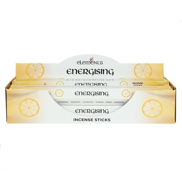 Elements Energising Incense Sticks (Box Of 6 Packs)
