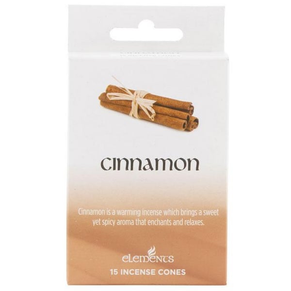Elements Cinnamon Incense Cones (Box Of 12 Packs)